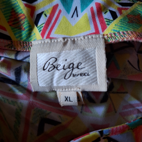 Colorful elastic waist maxi skirt - Picture 4 of 4